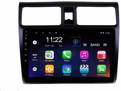 Bluefox 9 Inch Android Full HD Touch Screen Old Maruti Swift 2010 with Frame and Camera Car Stereo