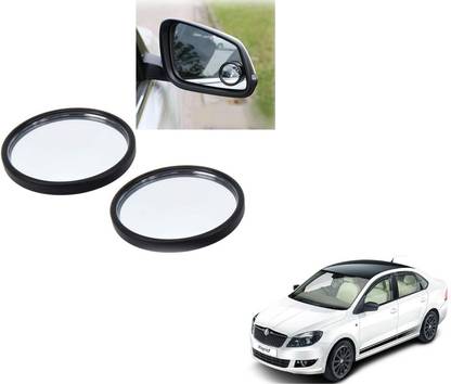 Autoinnovation 360° Convex Side Rear View Blind Spot Mirror for Skoda Rapid Glass Car Mirror Cover