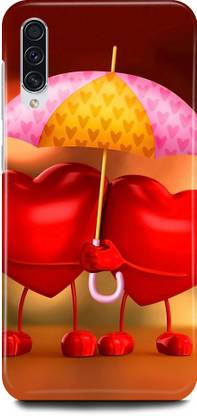 JUGGA Back Cover for SAMSUNG Galaxy A30s, LOVE, HEARTS, UMBRELLA, COUPLE
