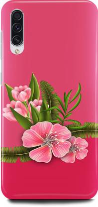 JUGGA Back Cover for SAMSUNG Galaxy A30s, PINK, GREEN, FLOWER, FLOWERS, ART