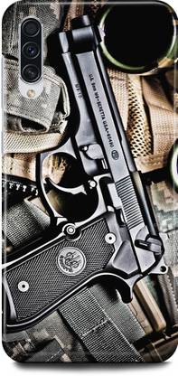 JUGGA Back Cover for SAMSUNG Galaxy A30s, GUN, PISTOL, BANDOOK, BULLETS