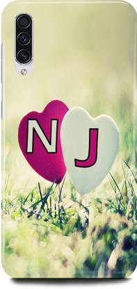 JUGGA Back Cover for SAMSUNG Galaxy A30s, N LOVES J NAME,N NAME, J LETTER, ALPHABET,N LOVE J NAME