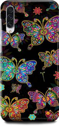 JUGGA Back Cover for SAMSUNG Galaxy A30s, BUTTER, FLY, BLACK, COLORFUL, BUTTER, FLY