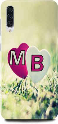 JUGGA Back Cover for SAMSUNG Galaxy A30s, M LOVES B NAME,M NAME, B LETTER, ALPHABET,M LOVE B NAME