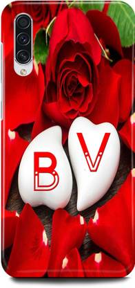 JUGGA Back Cover for SAMSUNG Galaxy A30s, B LOVES V NAME,B NAME, V LETTER, ALPHABET,B LOVE V NAME