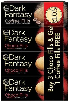 Sunfeast Dark Fantasy Choco Cream Filled Cream Filled Biscuit