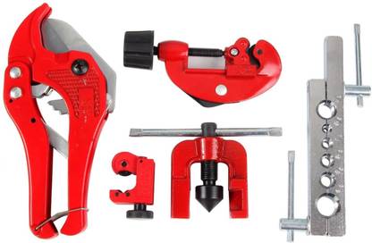 akptools 4 Piece Flare Tool, Brake Flaring Tool, Brake Line Flaring Tool, Pipe Cutter