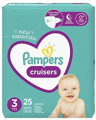 Pampers Cruisers Diapers Size 3 25 Count - S - M