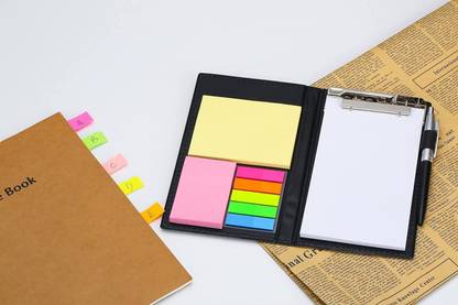 Budwill ™Office Memo Pads, Note Pad Paper for Taking Notes and Reminders Book-size Memo Book Unruled 50 Pages