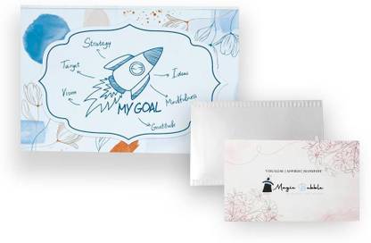 MagicBubble New Pocket-size Planner/Organizer Goal Cards Printed 1 Pages