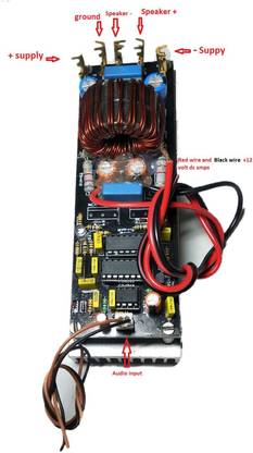 Next Level Mosfet Amplifier Board Class D 1000 watt mono 30-0-30 to 80-0-80 volt DC only Electronic Components Electronic Hobby Kit