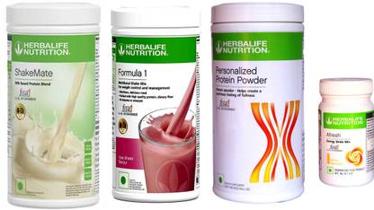HERBALIFE FORMULA1ROSE KHEER AFRESH ENERGY DRINK LEMON PROTEIN 400 G SHAKEEMATE VANILLA Nutrition Drink