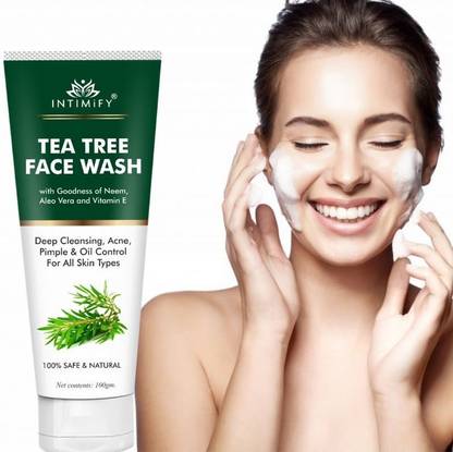 INTIMIFY Tea Tree , Face Pack, Face Serum,  For Oily Skin, For Acne Face Wash