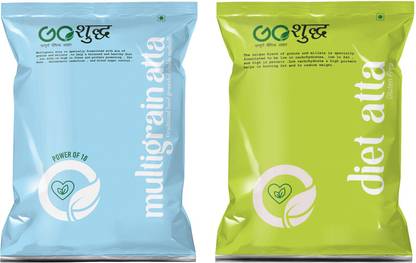 Goshudh Premium Quality Diet And Multigrain Atta Combo Pack of 2