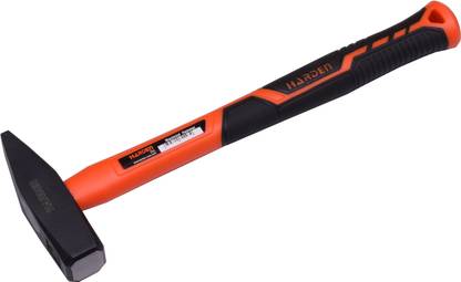Harden 500 GMS Professional Machinist Hammer with Fiberglass Handle - Forged Fine Grain Steel Head & Tempered - 590035 Precision Hammer