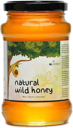 hihoney Hi Honey Unprocessed Natural wild Raw Honey - 530 gm