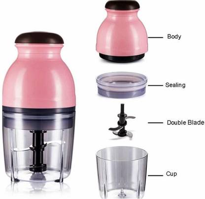 Chhogli Electric Capsule Cutter Chopper for Vegetable(Pink, 1) Electric Vegetable Chopper