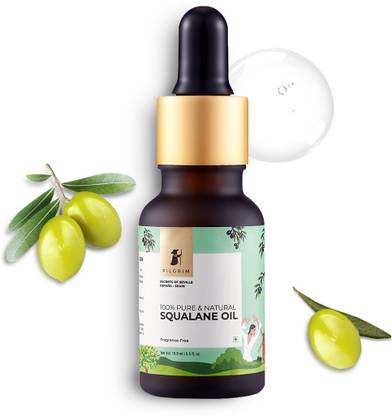 Pilgrim 100% Pure & Natural Lightweight Squalane Oil| Glow & Hydration| Softens Texture