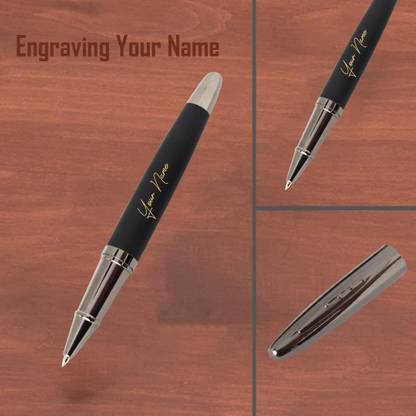 Zolphin Customized Premium Metal Ballpoint Pen with Name Engraved Engraving Set