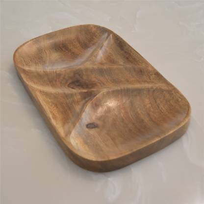 ANANYA Wooden platter tray made of Mango wood Tray