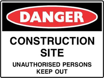 SAFETY WARNING WALLPAPER ON FINE ART PAPER Fine Art Print