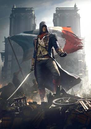 Assassin's creed Unity ON FINE ART PAPER HD QUALITY WALLPAPER POSTER Fine Art Print