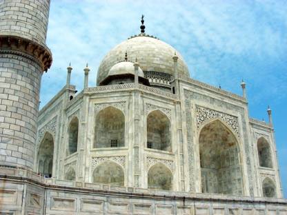 Taj Mahal Side View poster on fine art paper 13x19 Paper Print