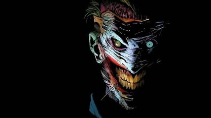 Comics Joker Comic DC Comics Dark Creepy Art Artistic 2 ON HI QUALITY LARGE PRINT 36X24 INCHES Photographic Paper