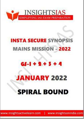 GS 1 To 4 Of Secure Synopsis January Notes 2022 For Mains By Insight IAS