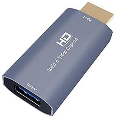 microware HDMI to USB 3.0 video capture card with loop (HD/M to USB/F) Media Streaming Device