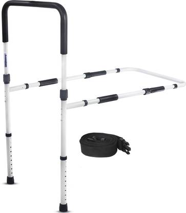 KosmoCare Adjustable Bed Assist Rail Handle and Hand Guard Grab Bar, Bedside Safety Shower Grab Bar