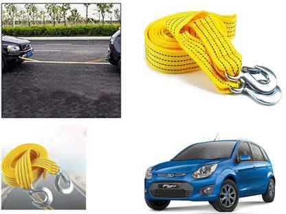 EXCHANGE CARTRENDING 3 Ton Nylon Car Truck Towing Rope Cable for Ford Figo Type 2 3 m Towing Cable