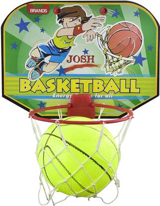 Enorme Portable Basketball Set with Hanging Board Ball Set, Indoor and Outdoor Fun Game Basketball Ring