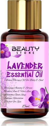 BeautyStone Lavender Essential Oil, 100% Natural & Pure, for Hair, Skin, Face