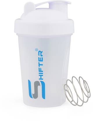 SHIFTER GYM SHAKER BOTTLE BPE FREE FOR PRE WORKOUT AND BCAA SMALL 400ML 400 ml Shaker