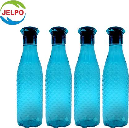 JELPO Diamond Blue Water Bottle 1000 ml Bottle