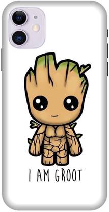 BYXIS Back Cover for iphone 11 groot, Groot, I m groot, cute, cute groot, baby groot