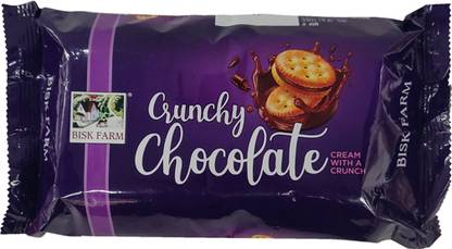 BISK FARM Crunchy Chocolate Cream Filled Biscuit