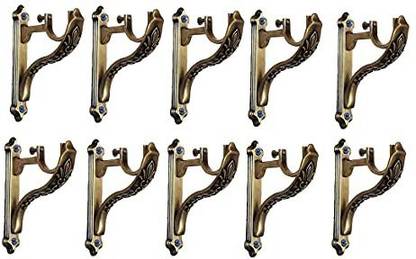 Ferio Rod Rail Bracket, Curtain Brackets, Curtain Knobs for window accessories Curtain Ring