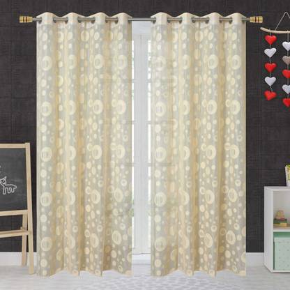 Fabrilia 152 cm (5 ft) पर्दा (2  का पैक)