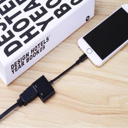 Tobo Lightning Cable 0.01 m Lightning to HDMI Adapter Video & Audio Digital AV Hub Adapter TD-650LA