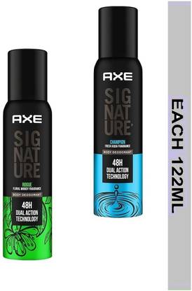 AXE BODY DEODORANT EACH 122ML FOR MEN PACK 2_ Perfume Body Spray  -  For Men