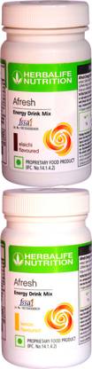 HERBALIFE AFRESH ENERGY DRINK MIX LEMON & ELAICHI FLAVOR Energy Drink