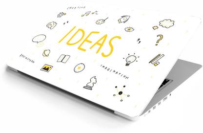 NoWorries idea motivational laptop skin-Quotes laptop sticker Size-11x16inche Customizable VINYL Laptop Decal 15.6