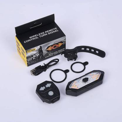 Triangle Ant ™ Bicycle Rechargeable Wireless Remote Control Turn Signal Rear Indicator Light LED Rear Break Light