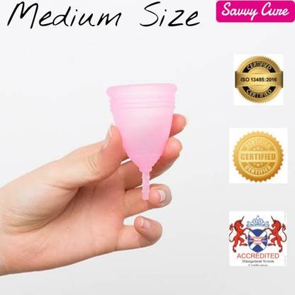 Savvy Cure Medium Reusable Menstrual Cup