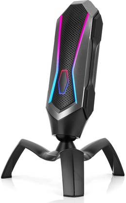 Cosmic Byte Odyssey USB Gaming Cardioid Microphone with RGB Effects and Touch Button Microphone