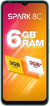 Tecno Spark 8C (Turquoise Cyan, 64 GB)