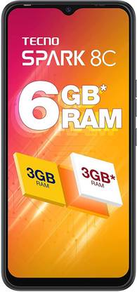 Tecno Spark 8C (Magnet Black, 64 GB)