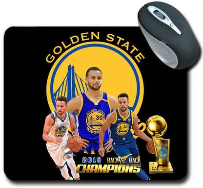 MIKKA 2018 NBA Champions Golden State Warriors Stephen Curry Mouse Pad 142653 Non Slip Base Mousepad